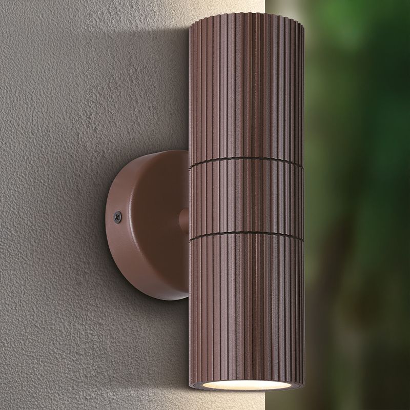 Aplique up down color óxido de plástico, Touria, IP44