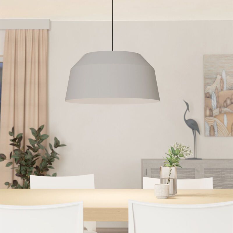 Lámpara colgante gris de aluminio, Teddie Lámpara colgante gris de aluminio, Teddie