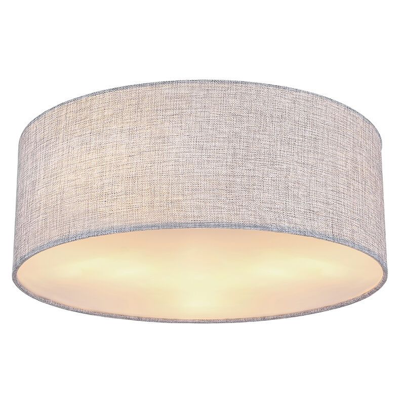 Plafón de techo gris de metal, Sileda