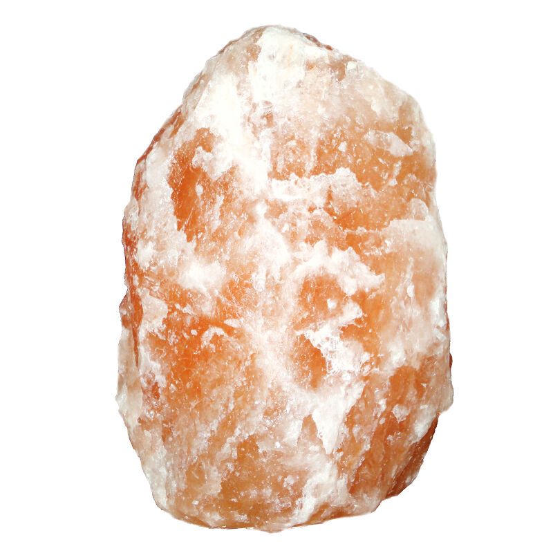 Lámpara de sal naranja de piedra, Mersa, con interruptor