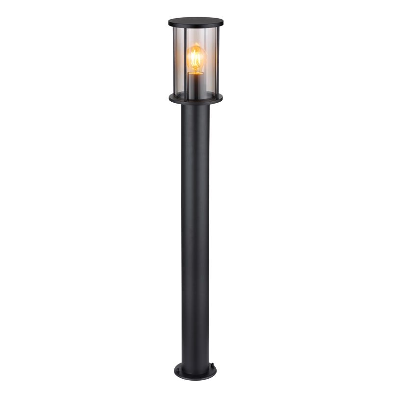 Lámpara exterior negra de acero inoxidable, Kors, IP54 Lámpara exterior negra de acero inoxidable, Kors, IP54