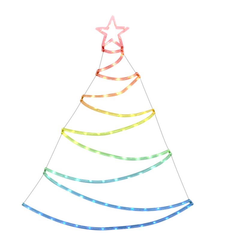 Árbol de Navidad iluminado RGB