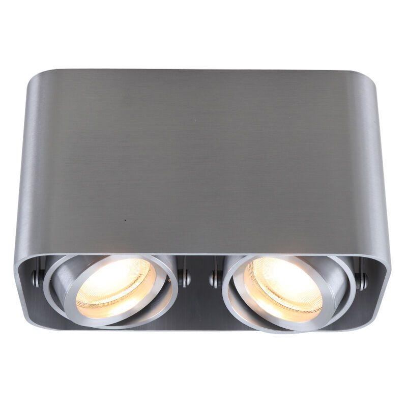 Aplique de techo plateado moderno, Bera