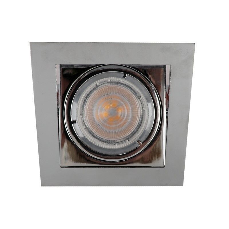 Foco empotrable cromado de metal, Filo Foco empotrable cromado de metal, Filo