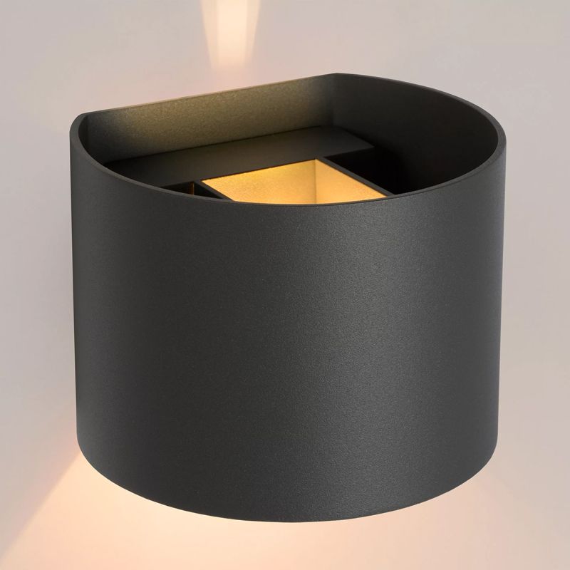 Aplique up down moderno gris, Xio