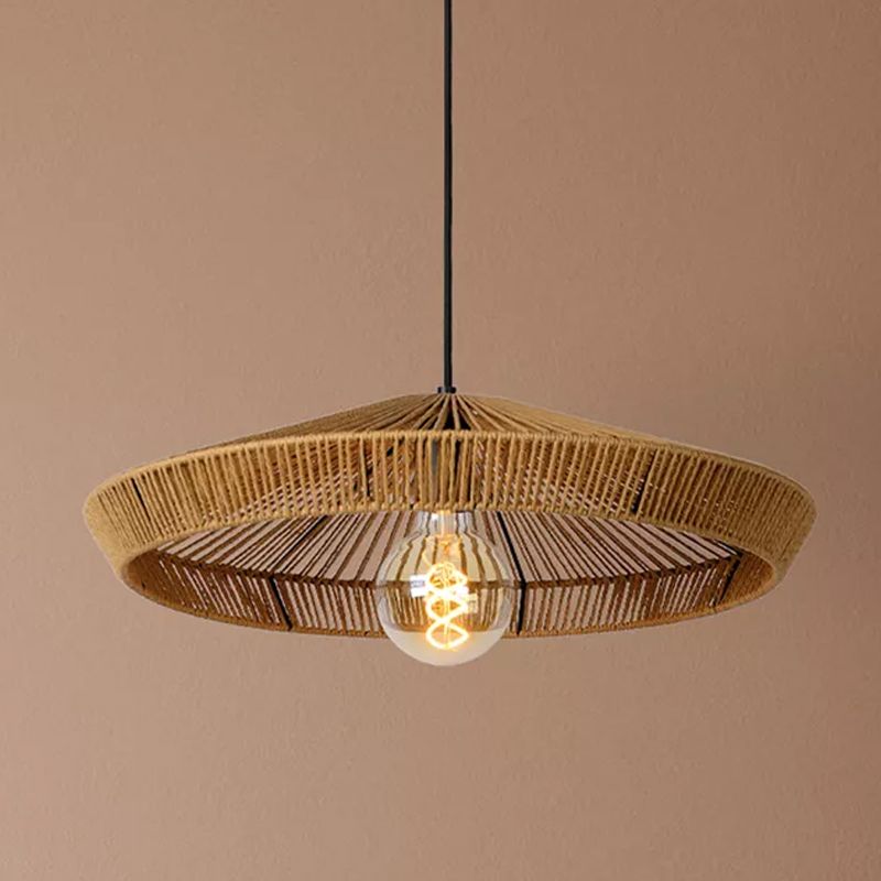 Lámpara colgante de ratán madera, Yunkai