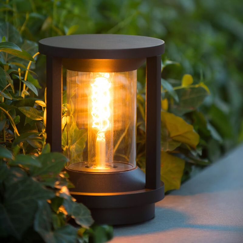 Lámpara exterior moderna negra, Cadix, IP65 Lámpara exterior moderna negra, Cadix, IP65