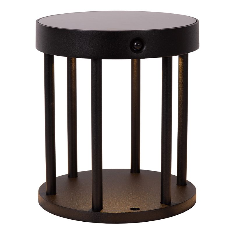 Lámpara de mesa solar moderna negra, Jackson, 2W, 2700K LED, IP54 Lámpara de mesa solar moderna negra, Jackson, 2W, 2700K LED, IP54