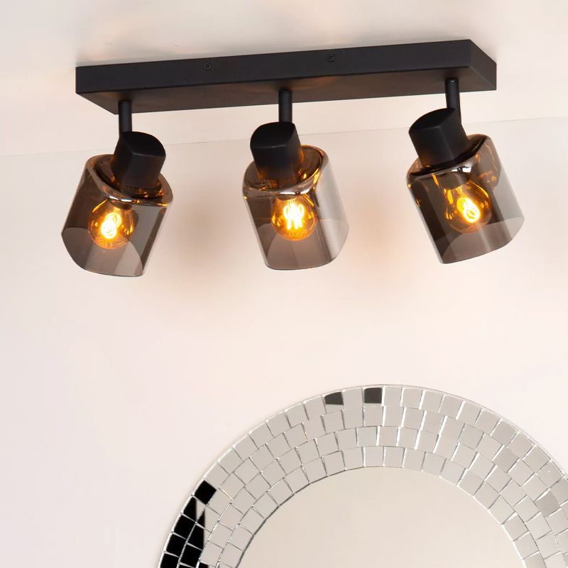 Foco de techo antiguo gris, Alion