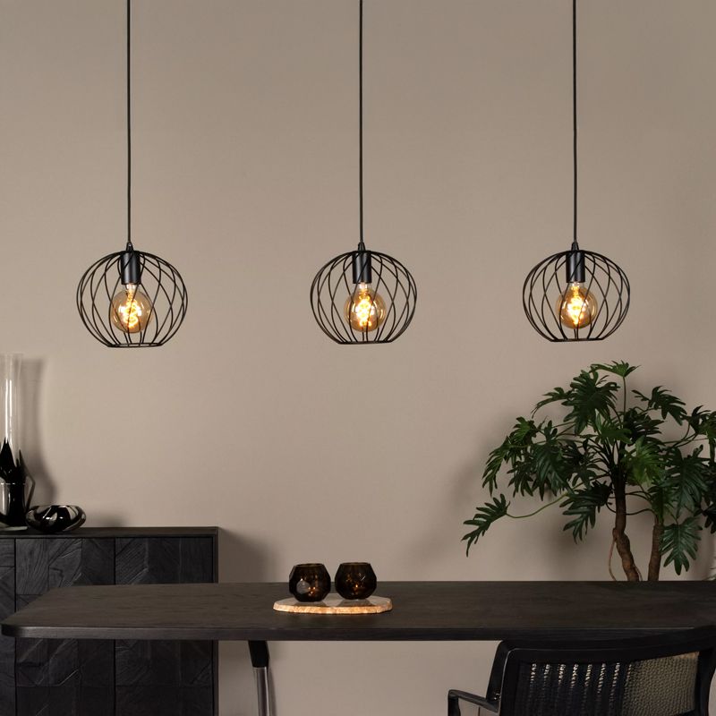 Lámpara colgante antigua negra, Danza Lámpara colgante antigua negra, Danza