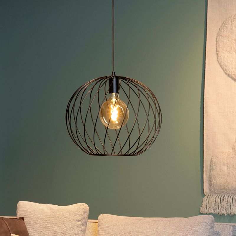 Lámpara colgante antigua negra, Danza Lámpara colgante antigua negra, Danza