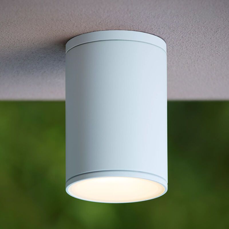 Lámpara exterior moderna blanca, Tubix, IP54 Lámpara exterior moderna blanca, Tubix, IP54