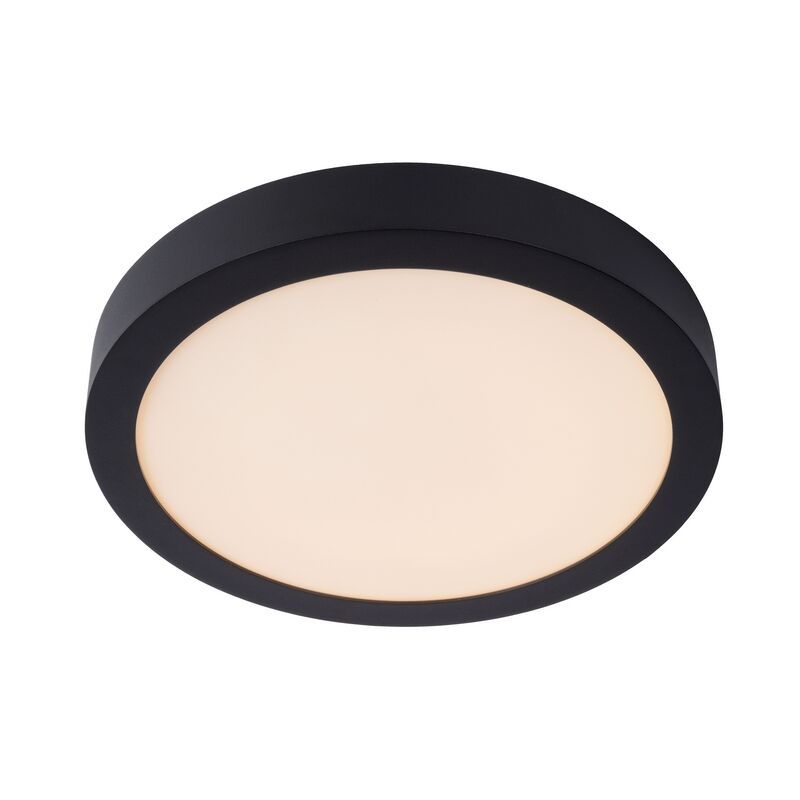 Plafón de techo moderno negro, Brice, 30W, 3000K LED, IP44