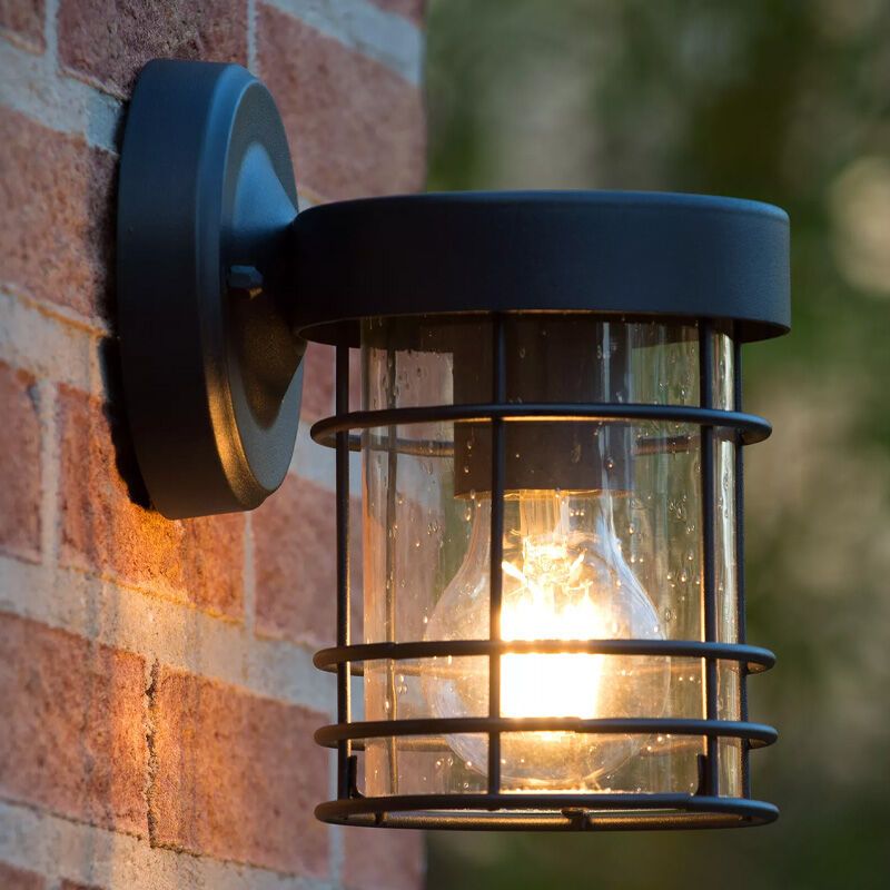 Aplique moderno negro, Keppel, IP23