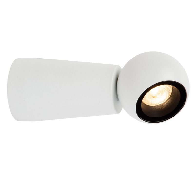 Lámpara exterior moderna blanca, Ipsos, 5W, 2700K LED, IP54 Lámpara exterior moderna blanca, Ipsos, 5W, 2700K LED, IP54