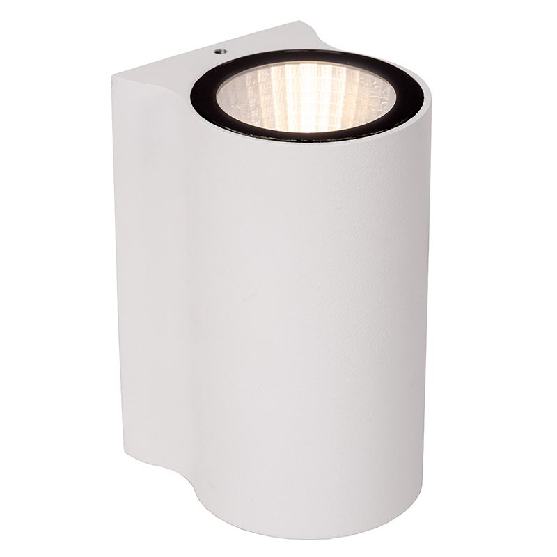 Lámpara exterior moderna blanca, Akra, 6W, 3000K LED, IP54 Lámpara exterior moderna blanca, Akra, 6W, 3000K LED, IP54