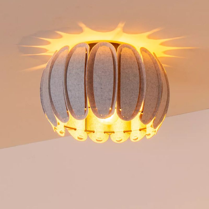 Plafón de techo moderno gris, Spencer