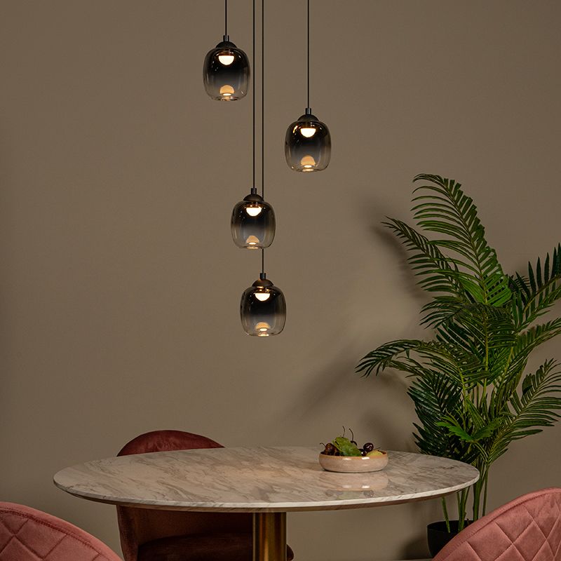 Lámpara colgante moderna gris, Tamino, 5,2W, 3000K LED