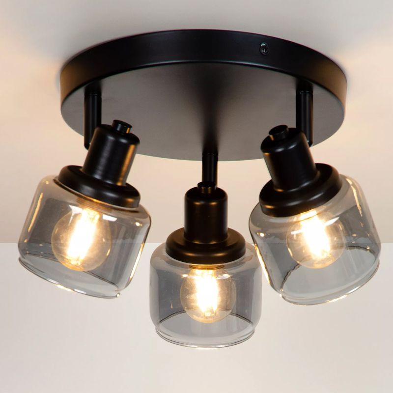 Foco de techo antiguo gris, Bjorn