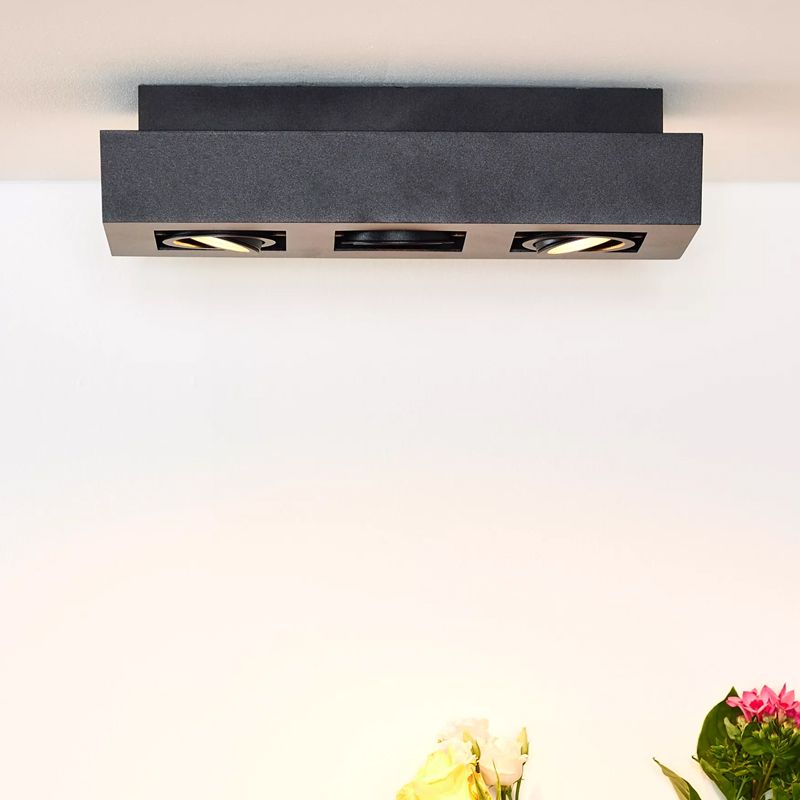 Foco de techo moderno negro, Xirax Foco de techo moderno negro, Xirax
