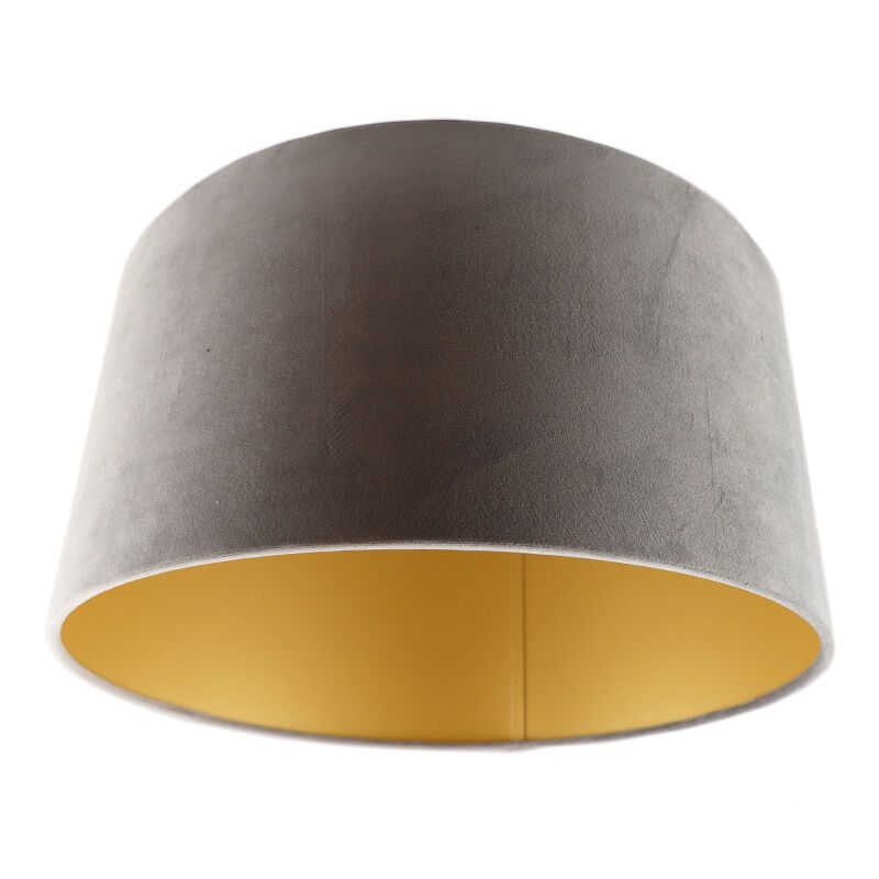 Pantalla de velour dorada Milene, tela, moderno Pantalla de velour dorada Milene, tela, moderno