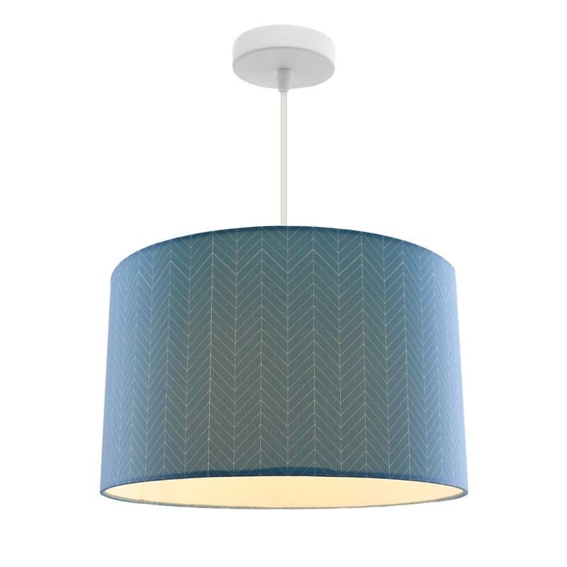 Lámpara colgante infantil azul moderna, Lines Lámpara colgante infantil azul moderna, Lines