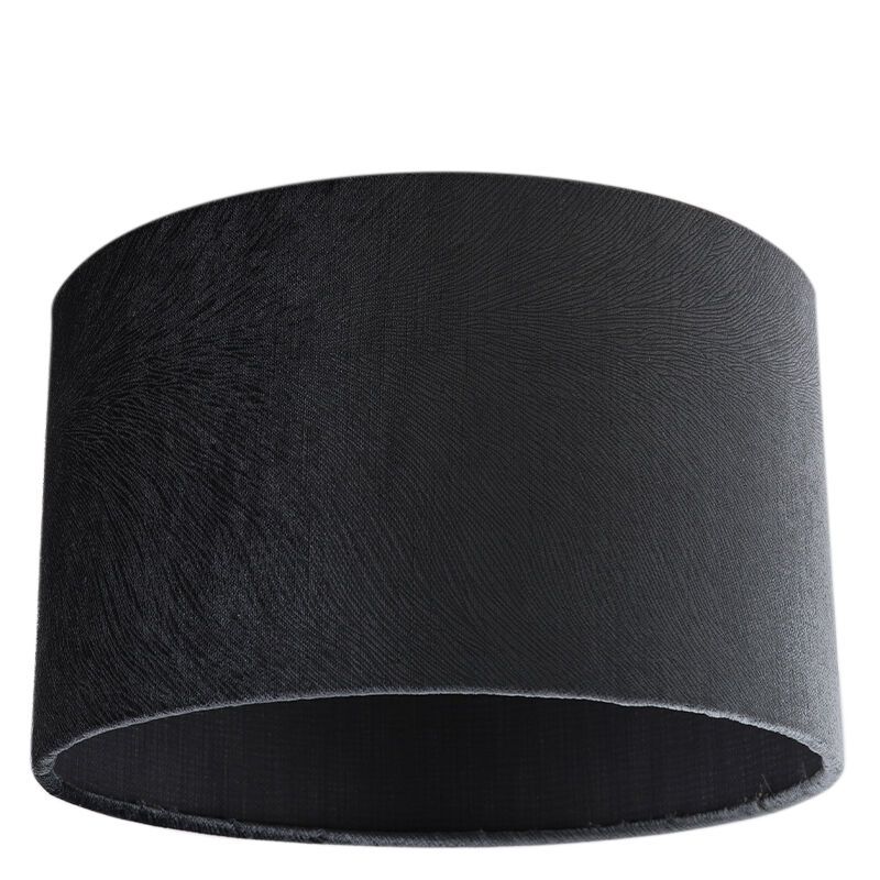 30 cm pantalla lámpara terciopelo antracita, Emilius