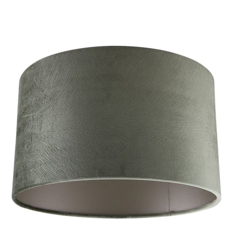 30 cm pantalla lámpara terciopelo verde, Emilius 30 cm pantalla lámpara terciopelo verde, Emilius