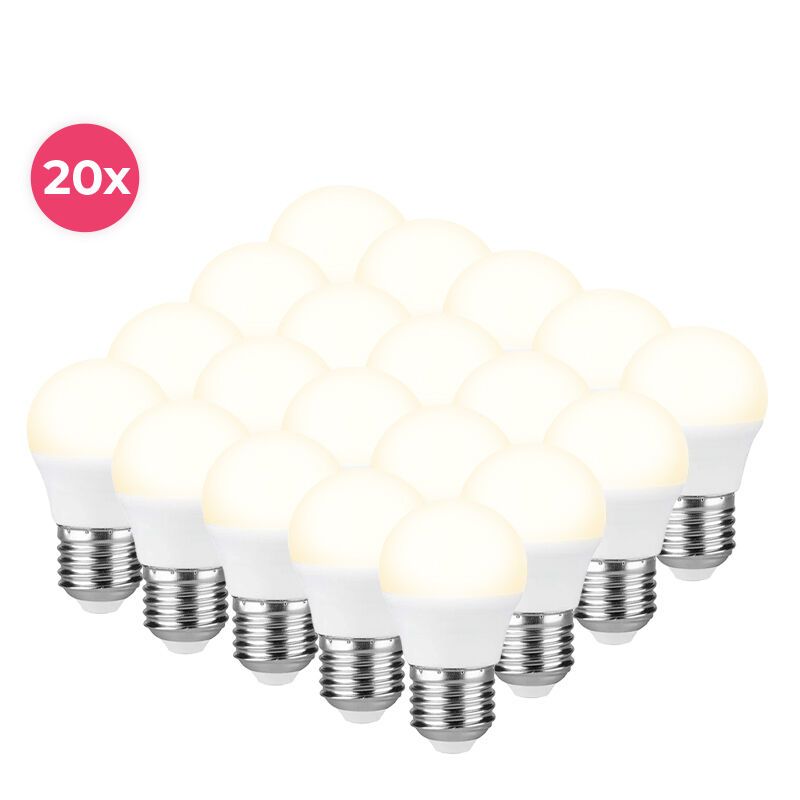 20 pack caliente bulbo de la lampara horan E27 LED 4w blanco