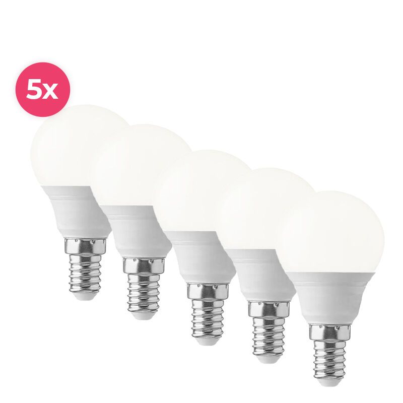 Lámpara de bola LED Lasco E14, 3v blanco cálido