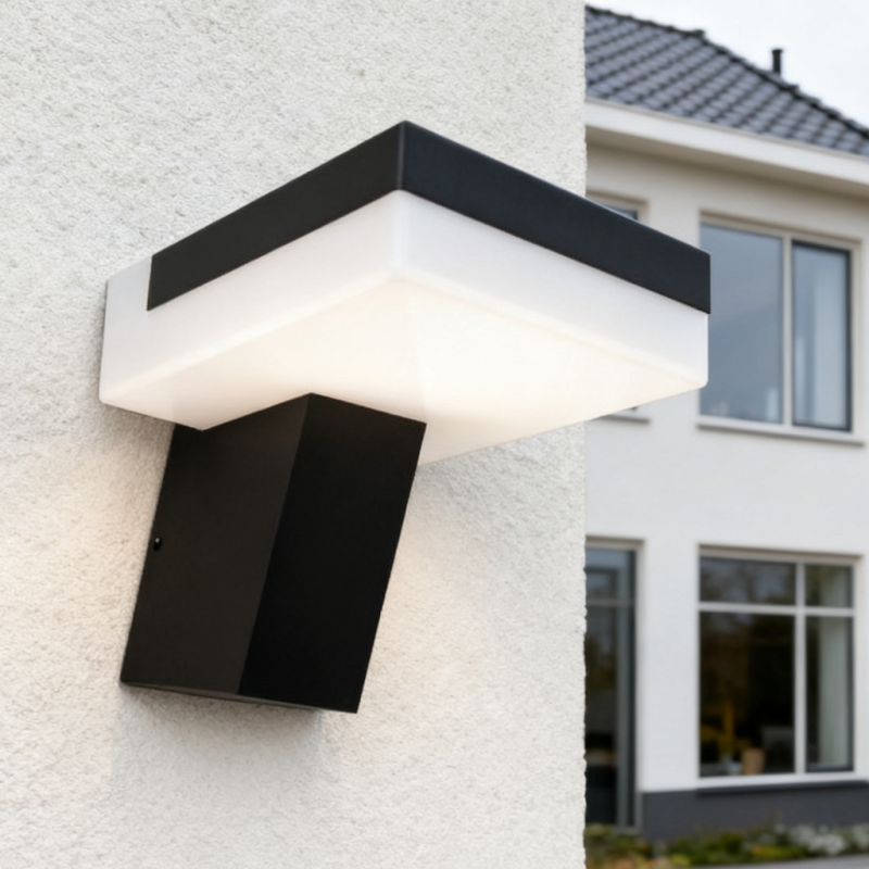 Lámpara exterior de aluminio antracita, Bilge, 7,5W, 4000K LED, IP54