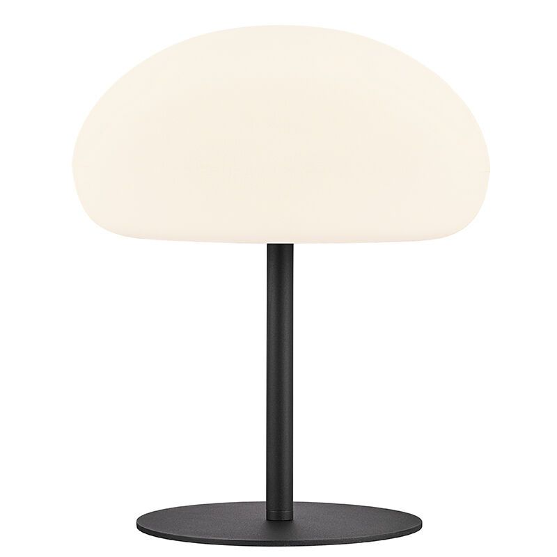 Lámpara de mesa exterior moderna blanca, Sponge, 6,8W, 2700K LED, IP65, regulable en 3 pasos