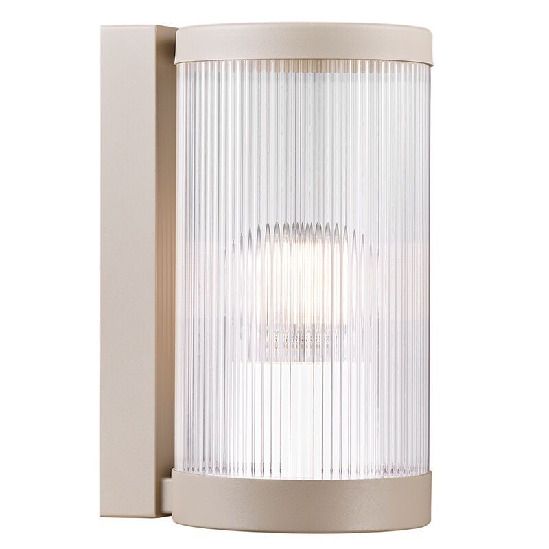 Lámpara exterior retro beige, Coupar, IP54 Lámpara exterior retro beige, Coupar, IP54