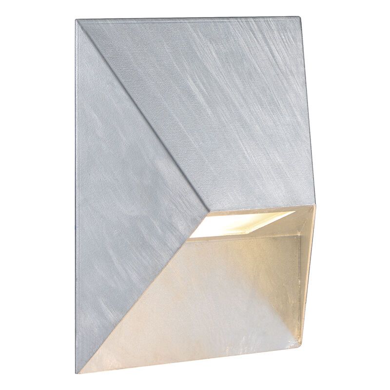 Lámpara exterior moderna zinc, Pontio, IP54