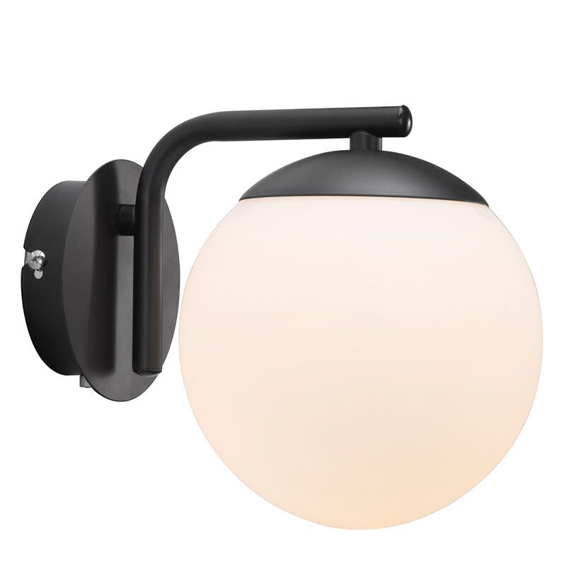 Aplique diseño negro, Grant, con interruptor Aplique diseño negro, Grant, con interruptor