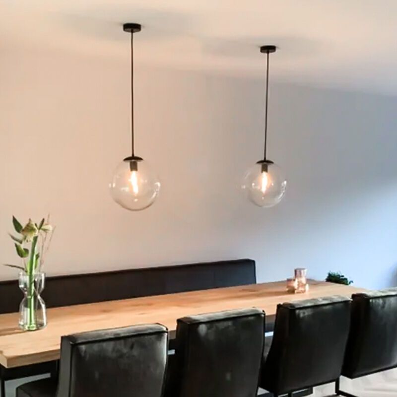 Lámpara colgante negra diseño, Dolf Lámpara colgante negra diseño, Dolf