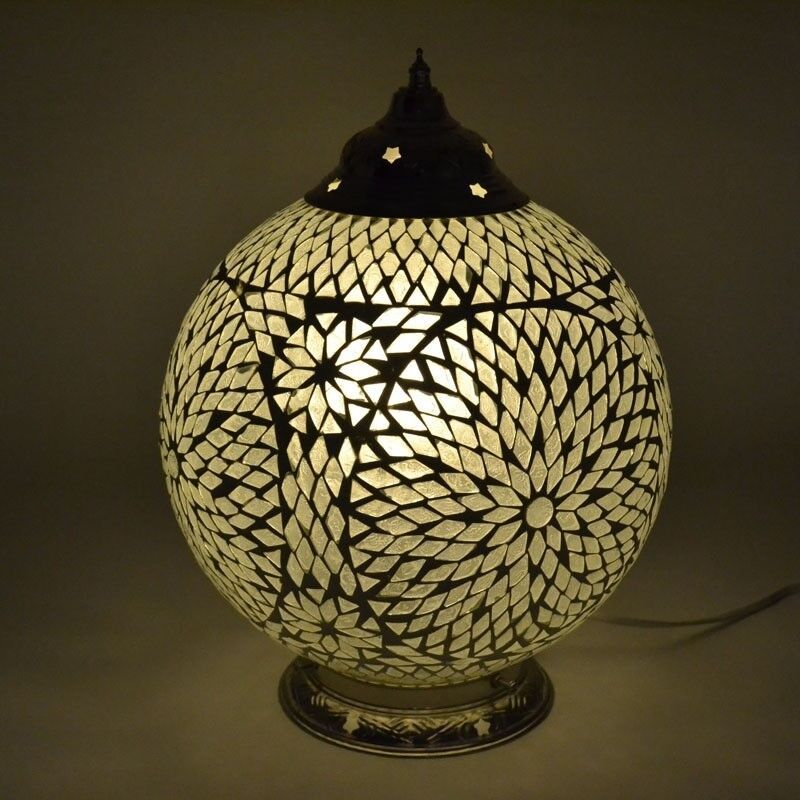Lámpara de mesa transparente oriental, Dalil