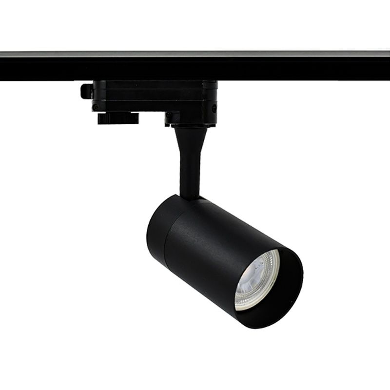 Foco de carril trifásico negro Ylva, Pro