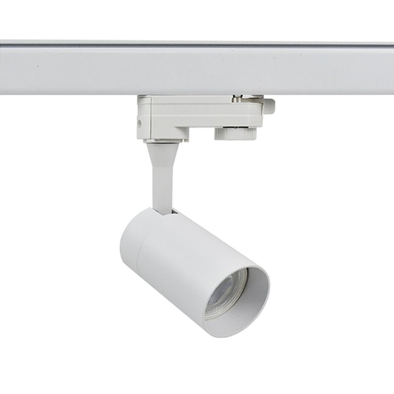 Foco de carril trifásico blanco Ylva, Pro