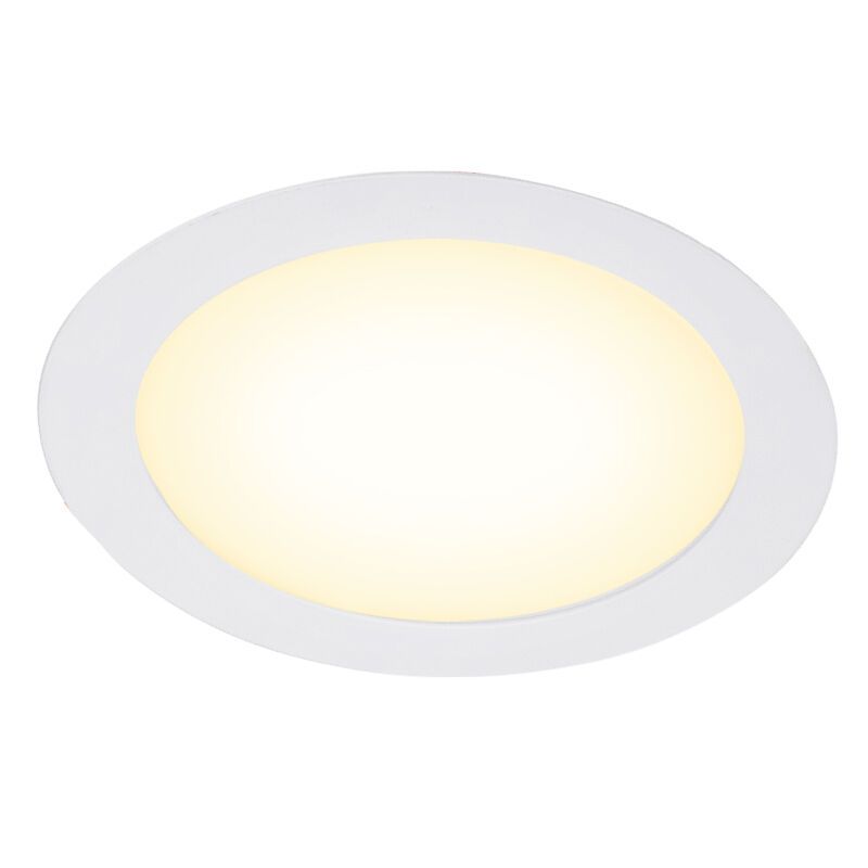 Downlight de aluminio blanco, Umbriel, 12W, 3000K LED, IP44 Downlight de aluminio blanco, Umbriel, 12W, 3000K LED, IP44