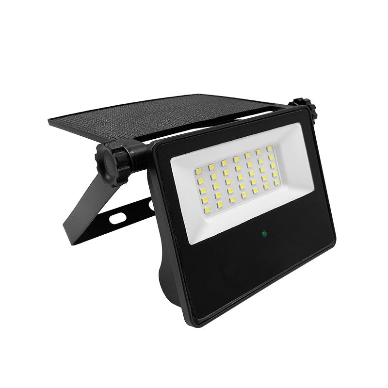 Foco proyector solar negro de plástico, Philipp, 15W, 6500K LED, IP65 Foco proyector solar negro de plástico, Philipp, 15W, 6500K LED, IP65
