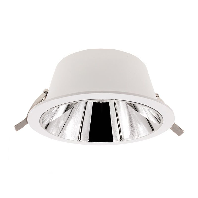 Downlight blanco de aluminio, Maud, 18W, white switch LED, IP22