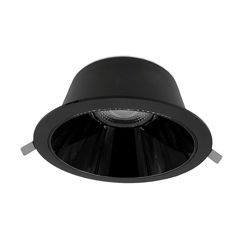 Downlight negro de aluminio, Maud, 20W, white switch LED, IP22 Downlight negro de aluminio, Maud, 20W, white switch LED, IP22