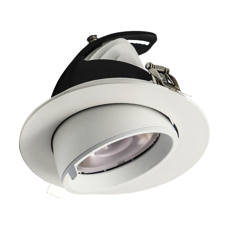 Downlight blanco de aluminio, Anjuli, 15W, white switch LED