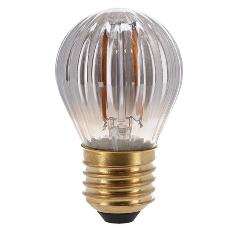 Bombilla LED E27 regulable gris, 2W, 2000K