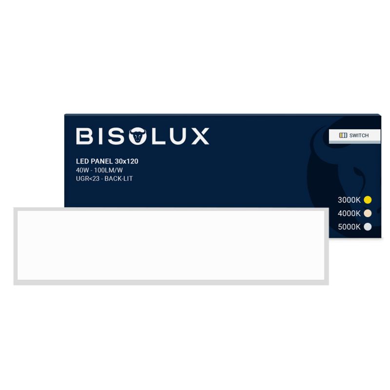Panel LED 120x30 - 100 lm/W - UGR<23 - blanco regulable Panel LED 120x30 - 100 lm/W - UGR<23 - blanco regulable