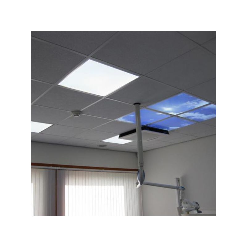 Impresión fotográfica nube - juego de 4 placas acrílicas con impresión, para paneles LED de 60x60 cm