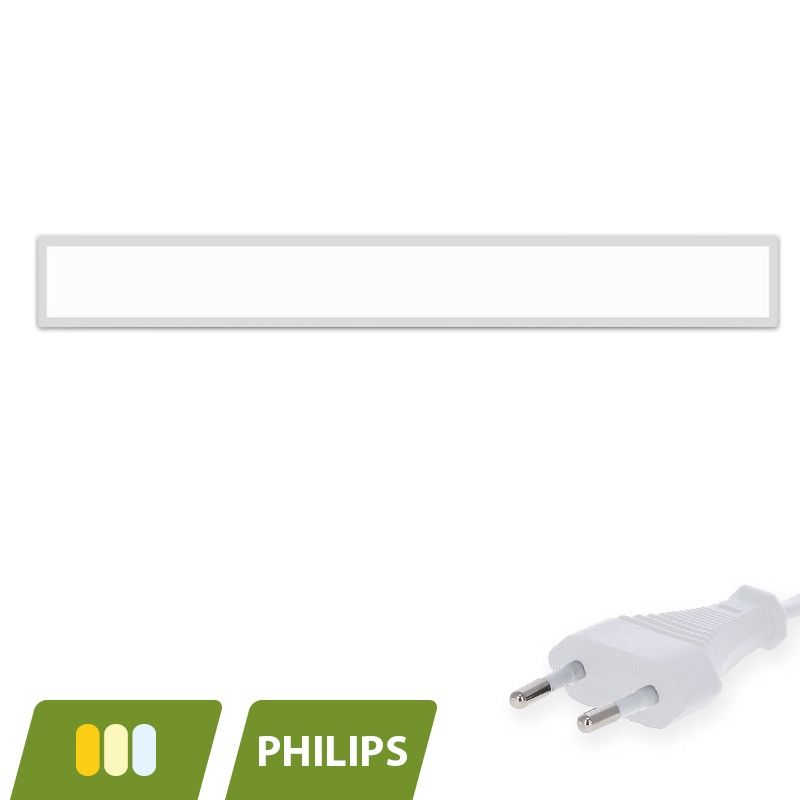 Panel LED 15x120 - 30W - interruptor blanco - UGR<19 - retroiluminado