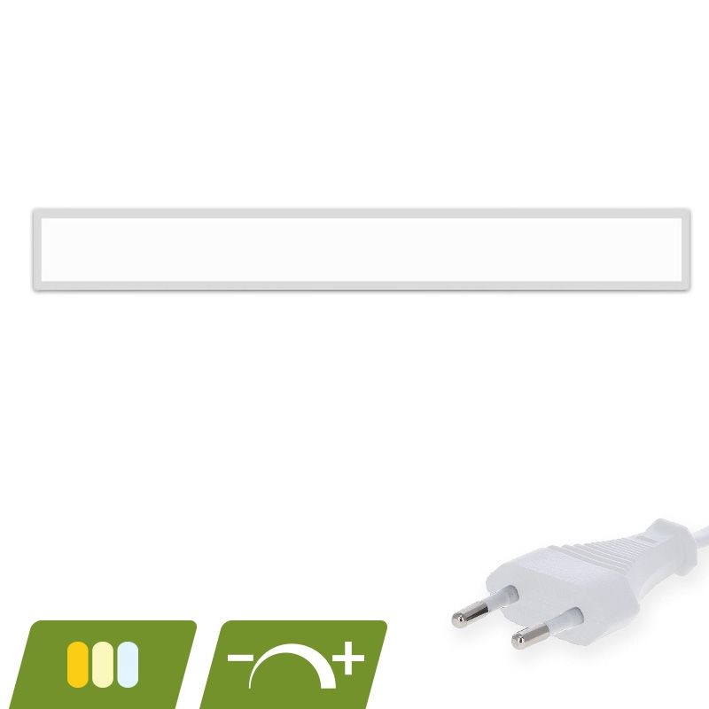 Panel LED 15x120 - 30W - interruptor blanco - UGR<19 - regulable - retroiluminado