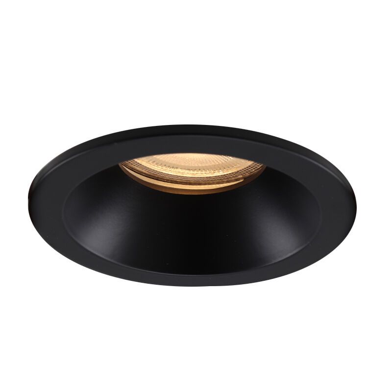 Foco empotrable baño negro de aluminio, Julien, IP65 Foco empotrable baño negro de aluminio, Julien, IP65